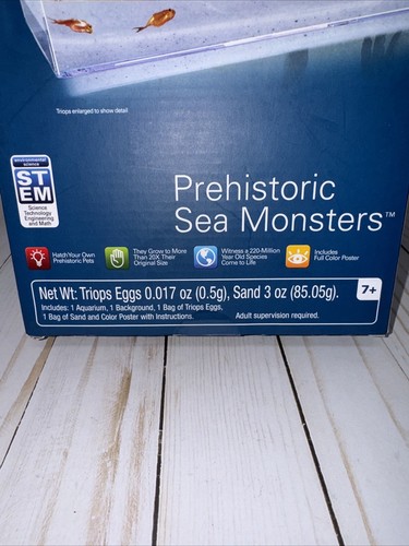 Smithsonian prähistorische Seeungeheuer Kit schlüpfen prähistorische Haustiere Triops Eier  - Bild 2 von 2