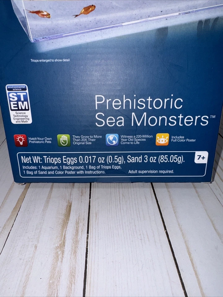 Smithsonian Prehistórico Monstruos Marinos Kit Escotilla Prehistórico Mascotas Trío Huevos  Foto 2 de 2