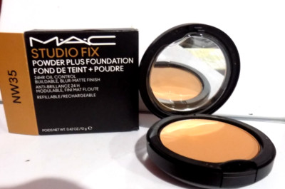 M.A.C Studio Fix Powder Plus Foundation 24HR OIL CTRL ~NW35~ SLIGHTLY DAMAGED*