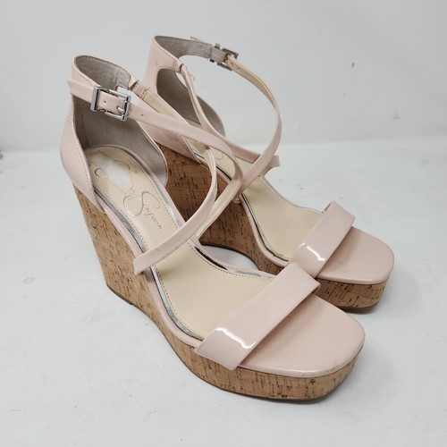 Jessica Simpson Shoes Womens 9M Platform Wedges Pale Pink Blush - Picture 12 of 20