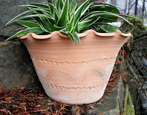 ❀ Wandtopf Terrakotta Mallorca 30cm Blumentopf Valldemossa Original - Handarbeit - Bild 8 von 10