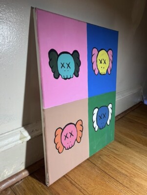 Kaws X Jeff Koons Custom Canvas