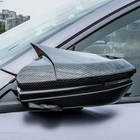 FOR 2016-2021 HONDA CIVIC CARBON FIBER SIDE VIEW MIRROR REPLACEMENT COVER CAP Si