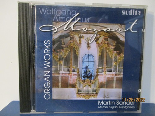 Martin Sanders - Mozart: Organ Works - CD - MINT condition - E24-4502 - Imagen 1 de 3