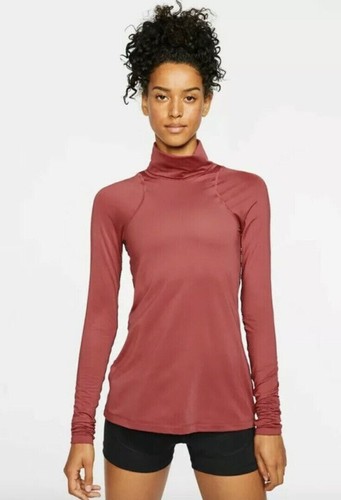 Nike Pro Dri Fit Performance Skinny Damen M Sport Top Langarm Trichterausschnitt - Bild 19 von 19