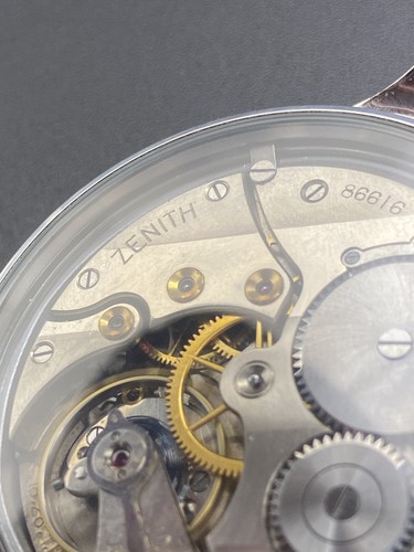 Zenith Limited Orologio Meccanico Vintage MATRIMONIO Movimento Originale Zenith Svizzero - Foto 11 di 12