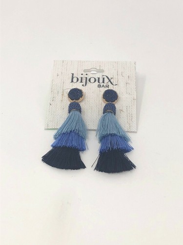 Bijoux Bar JCP Tassel Earring NWT $19 - Picture 2 of 5