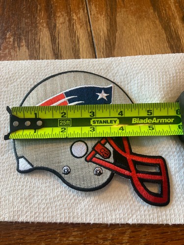 NEW ENGLAND PATRIOTS 5 INCH HELMET PATCH SWEET LOOKING - Bild 2 von 2