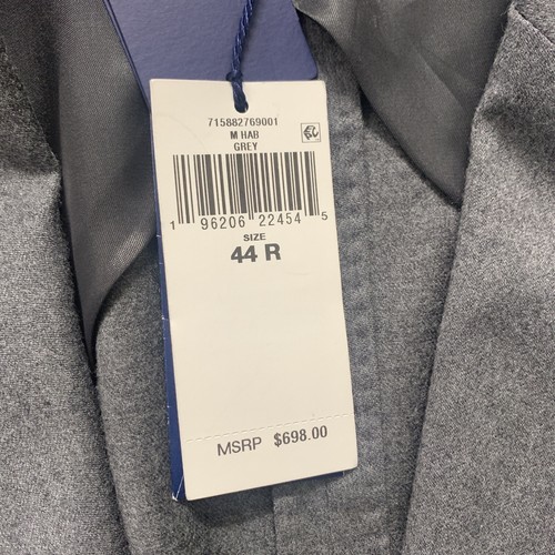 Polo Ralph Lauren 44R Flannel Solid Traveler Soft Fit Wool Sport Coat $698 - Picture 4 of 11