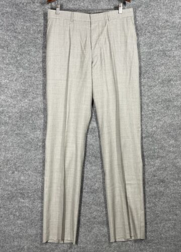 NWT! Rene Lezard Loro Piana Suit Sz 40R 34W Wool Silk Herringbone Lightweight - Picture 15 of 22