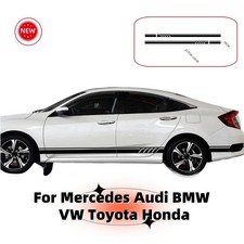 For Mercedes Audi Bmw Ford Vw Toyota Honda Car Vinyl Side Door Decals Kit 2pcs
