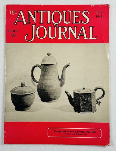 Antiques Journal July 1965; Wedgwood In New England 1760-1800 - Picture 1 of 8