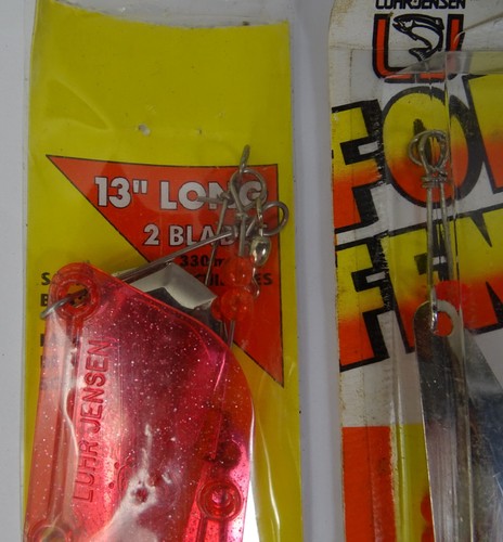 Fishing Lure Ford Fender Ultra Lite Mini T 13" 2 Blade and Model T, Luhr Jensen - Picture 3 of 4