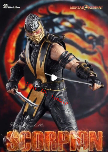 NEU Perfect Worldbox Mortal Combat 11 Scorpion 1/6 Maßstab 12"" männliche Figur Spielzeug - Bild 8 von 12