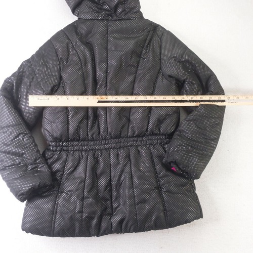 R 88 By S.Rothschild  Jacket Girls Medium 10/12 Black Puffer Winter Youth Kids - Picture 9 of 11