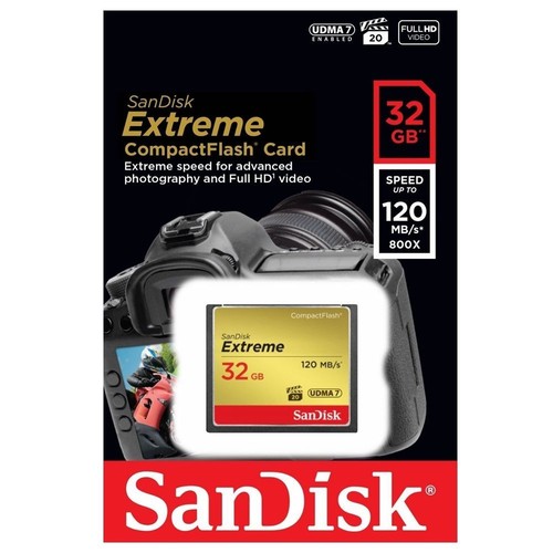 CF Card SanDisk 64GB 32GB 16GB 128GB Ultra Extreme Pro Compact Flash Memory Card - Picture 3 of 13