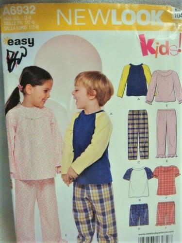 6 TODDLER SEWING PATTERNS  - Playwear & Sleepwear - BOYS & GIRLS - Picture 6 of 9