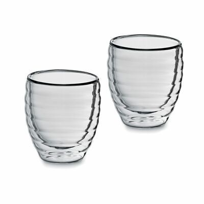 Kela 2er Set Espressoglas Cesena Kaffeeglas Espressotasse doppelwandig Gläser