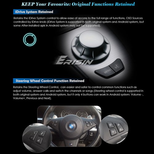 8.8" 64GB IPS Android 13 Autoradio GPS DAB+ BMW E90 E91 E92 E93 E60 E61 E63 E64 - Bild 10 von 23