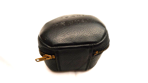 Black Leather Original Pentax Asahi Optical Co Lens Camera Zipped Accessory Case - Picture 6 of 7