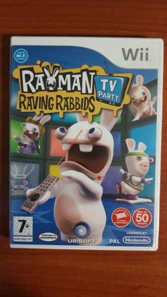 JUEGO PARA LA NINTENDO Wii - RAYMAN RAVING RABBIDS TV PARTY - NUEVO PRECINTADO
