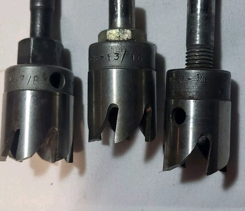 9 brocas de sierra de orificio de metal de acero de alta resistencia varios tamaños pequeños de 1/2" a 1 1/4" - Imagen 6 de 11