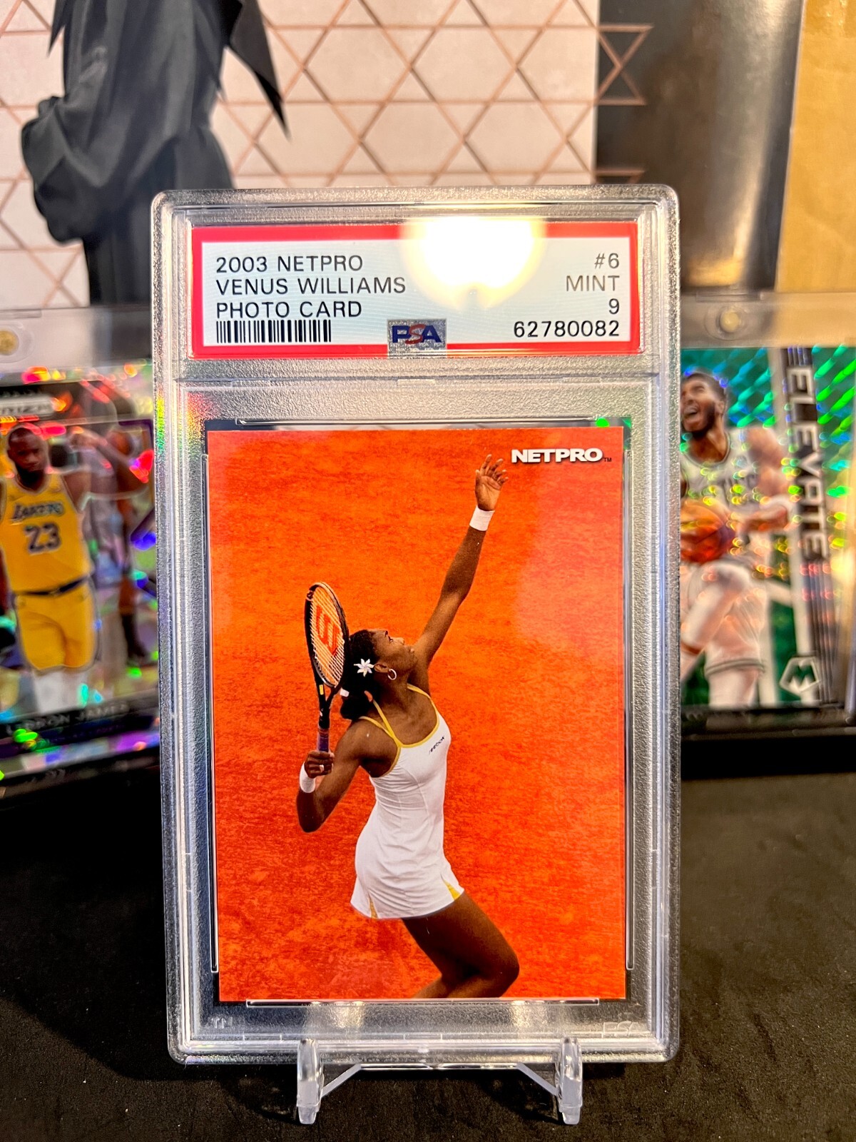 ⭐️ VENUS WILLIAMS 2003 NETPRO PHOTO CARD #6 PSA 9 MINT GRADED ROOKIE RC 🔥