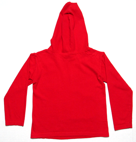 Super Mario Brothers Panelled Character Long Sleeve Tee Hoodie Boy's Size 4 Red - Picture 2 of 3