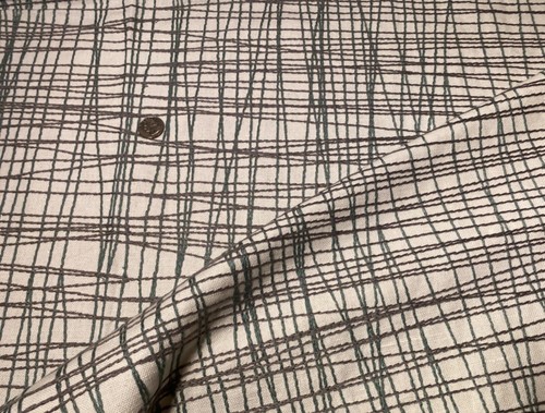 Scalamandre grau Watkins Guiford Seeglas bestickter Stoff BTY $ 492 Einzelhandel - Bild 1 von 23