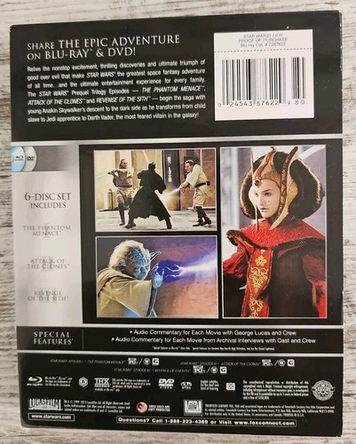 Star Wars DVD set,plus Blu-ray of Star wars 1, 2 &3, plus The Force Awakens - Bild 3 von 8