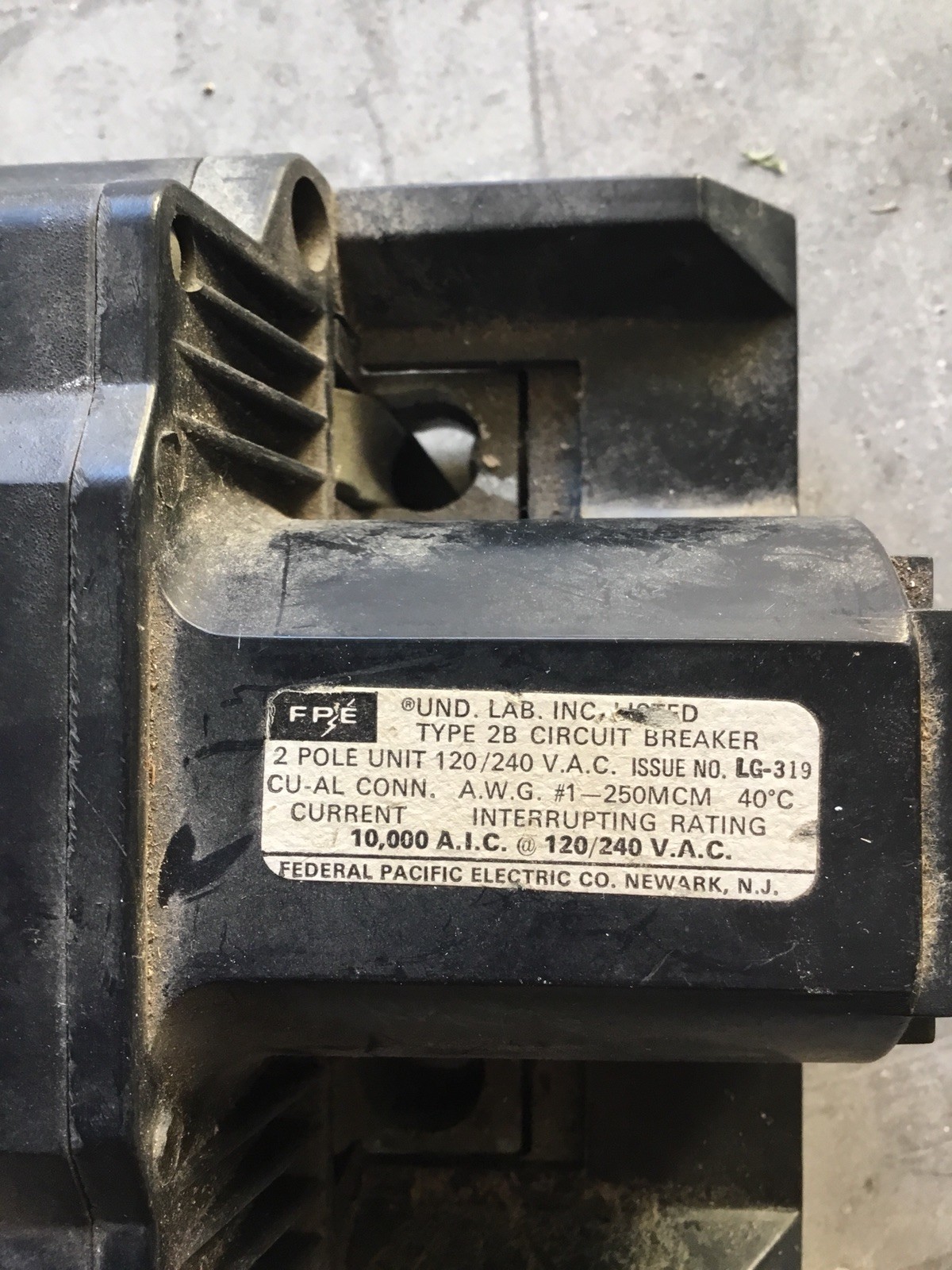 federal pacific 30 amp breaker federal pacific 30 amp breaker