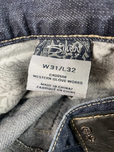 Silver Jeans Men’s Konrad 31X32 Dark Wash Blue - Picture 5 of 13
