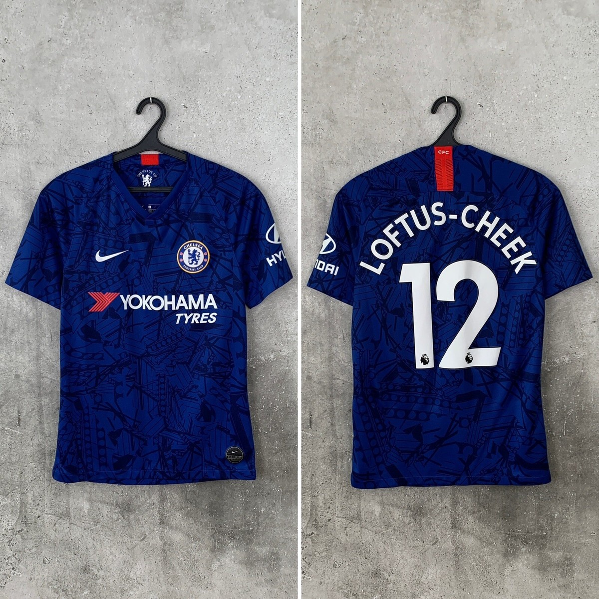 CHELSEA 2019 2020 HOME FOOTBALL SHIRT #12 LOFTUS-CHEEK NIKE