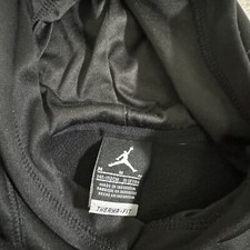 Jordan Jumpman Hoodie Sweatshirt Black/Red/Gray Youth Therma-Fit Size Medium