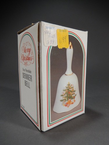 Jay Import Company Inc. Merry Christmas DINNER BELL Fine Porcelain in Box Japan - Picture 4 of 5