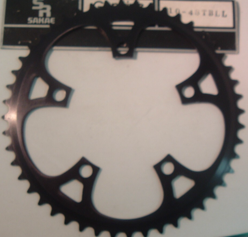 SR Japan 307 48T x110BCD Road/MTB Black Chainring- NEW/NOS- 5/6/7/8/9-Spd-NIB - Picture 6 of 10