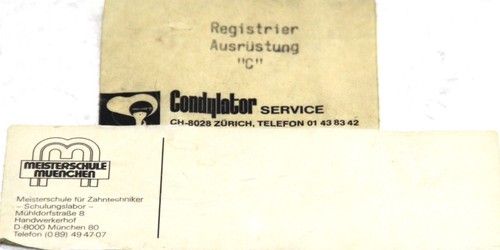 Gerber Condylator REGISTRIER AUSRÜSTUNG C mit Artikulator SET, Gerber - Bild 2 von 4