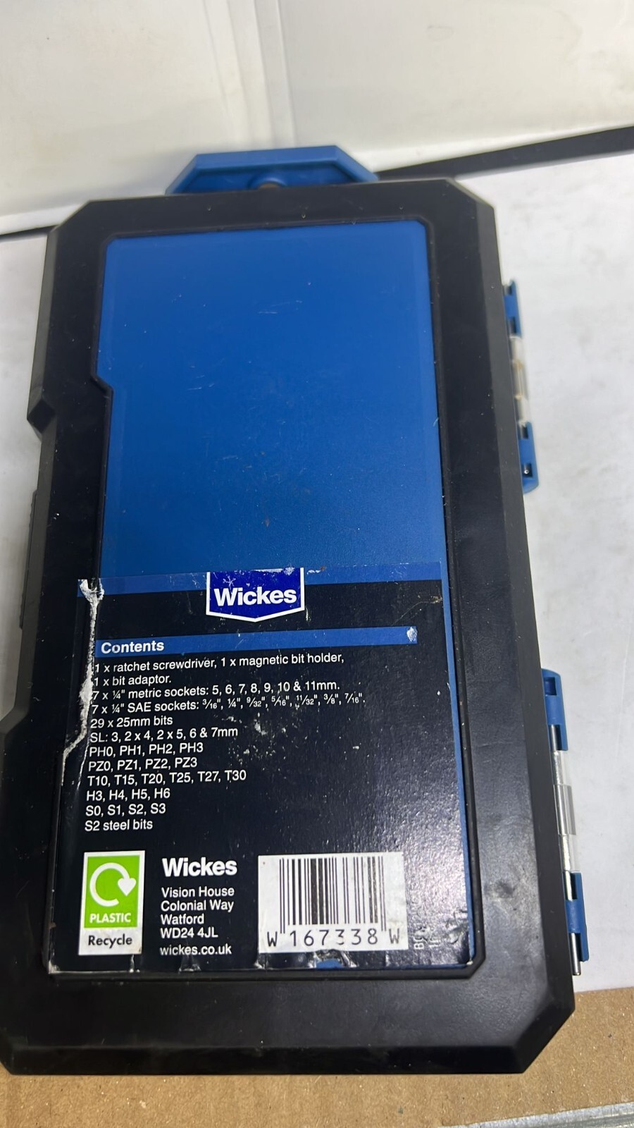 Wickes 46 Piece Ratchet Screwdriver Set star socket philips eBay