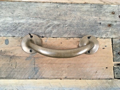 1 ANTIQUE BRONZE BOW DRAWER HANDLE DOOR PULL DRAWER CABINET BANK CHEST VINTAGE - Picture 11 of 12