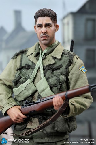Figurine DID A80155 WWII US 2nd Ranger Battalion Private Mellish 1/6 - Photo 4/12