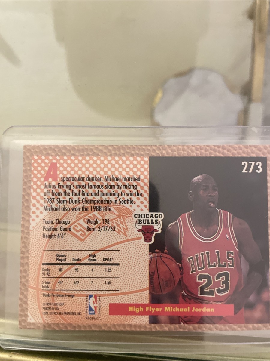 1992-93 Fleer - Michael Jordan Slam on Ewing #273 | eBay