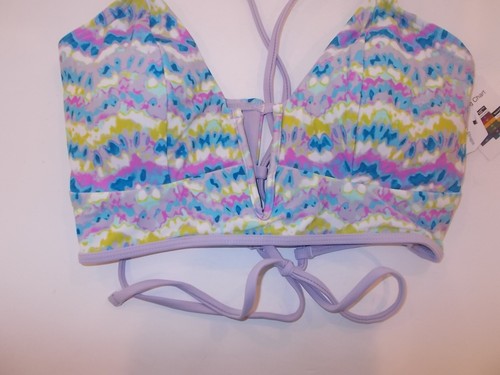 Time And Tru Women's Size XL 16-18 Purple Low Rise 2-Piece Bikini - Picture 3 of 7