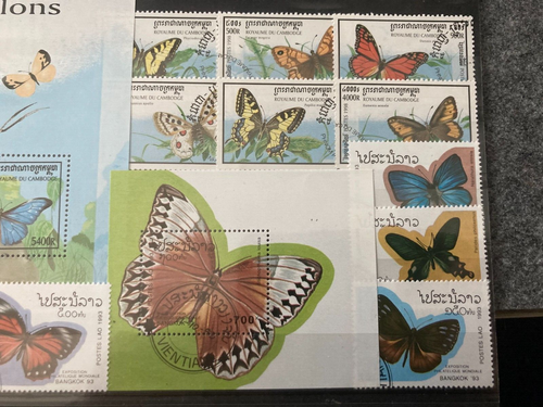 Thailand Blöcke/Sätze 1998 - Schmetterlinge - Gestempelt - Bild 2 von 3