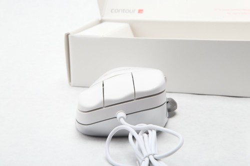New Contour Design WHITE Perfit Mouse USB Ergonomic PMO5-L-R Large Right Hand - Picture 6 of 9