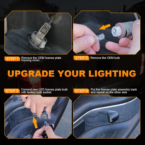 2pcs LED License Plate Light Replacement for Ford F150 F250 F350 1990-2014 - Picture 8 of 9