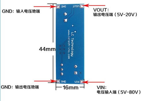10pcs XL7015 DC Converter DC5V-80V Wide Voltage Input Step-Down Module - Picture 7 of 7