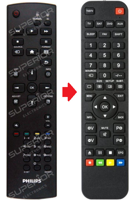 Оригинальный аксессуар для Philips 43BDL4051T/00 | 49BDL4050D/00 | 49BDL5055P|00 /