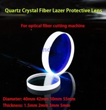 For Fiber Cleaver Fiber Laser Protective Lens 40mm 42mm 50mm 55mm 3 PCS New