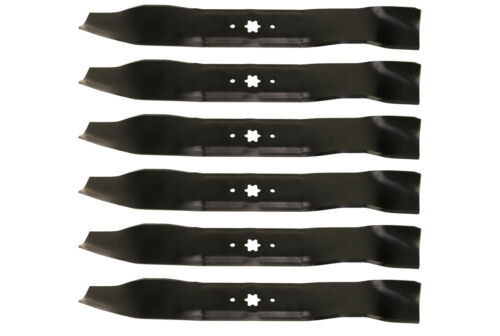 (6) USA Mower Blades® Mulching High Lift for Craftsman SPM214685078 42" Deck