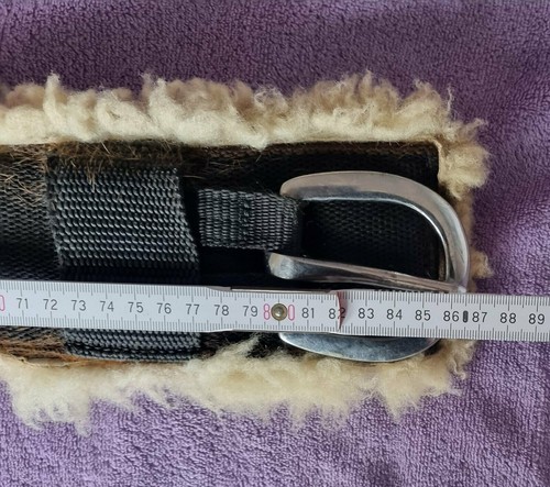 Lammfell Westernsattelgurt 34 - extra Schmal für dickere Hottis - Bild 3 von 5